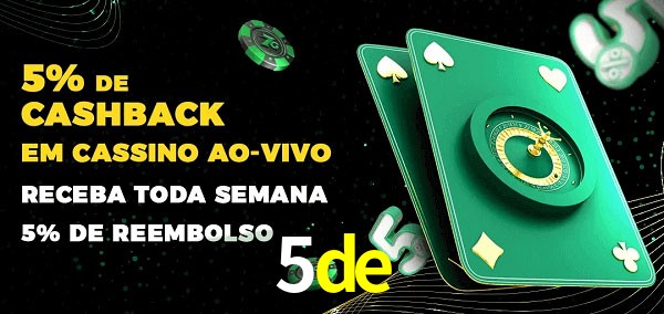Promoções do cassino ao Vivo 5de